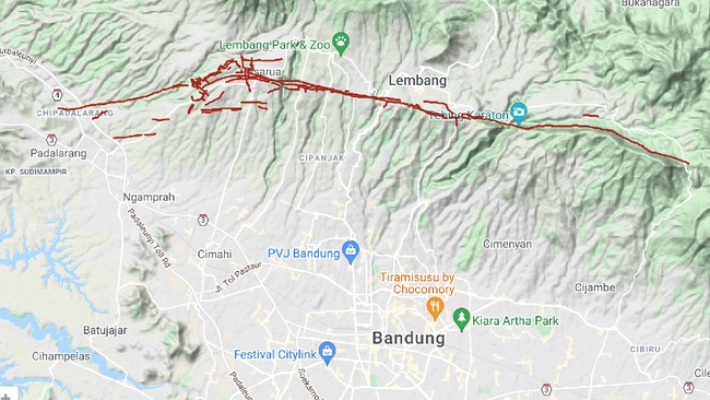 Antisipasi Sesar Lembang, Pemkot Bandung Tetapkan Enam Titik Evakuasi