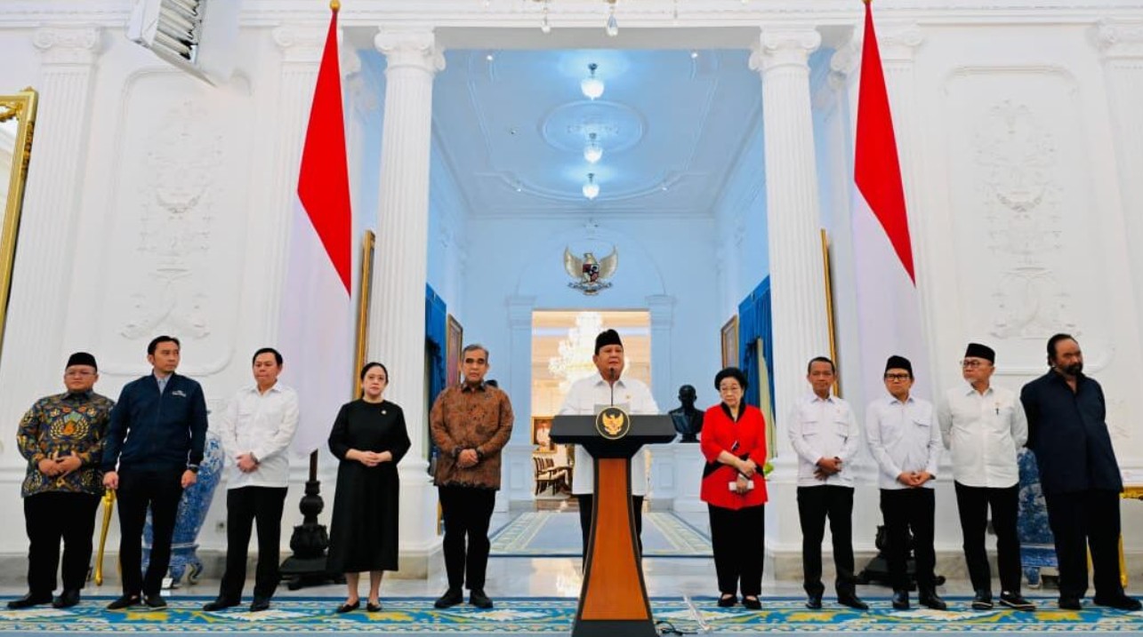 Presiden Prabowo dan Elite Parpol Bertemu di Istana, Bahas Stabilitas di Tengah Gejolak Aksi Massa