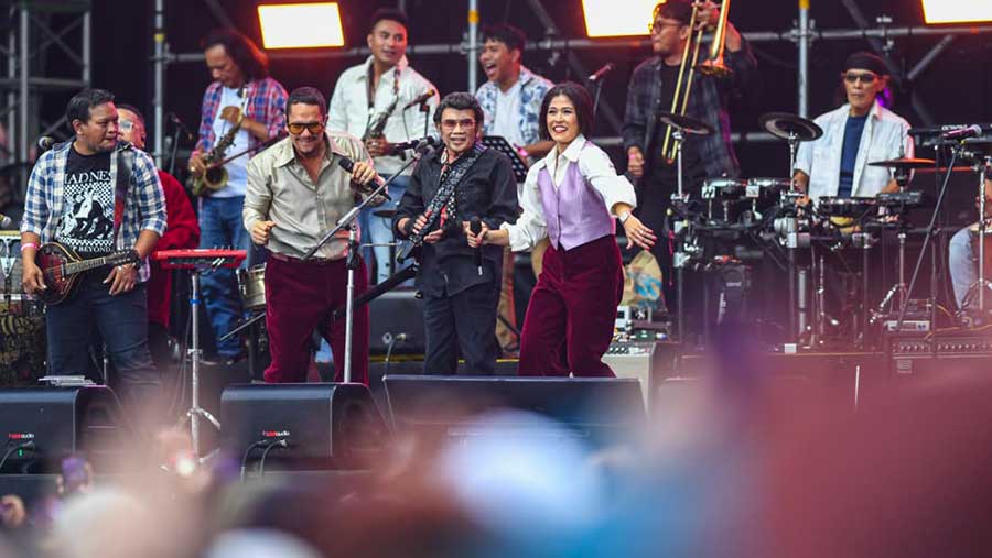 Saat Maliq & D Essentials Begadang Bareng Rhoma Irama di Pestapora