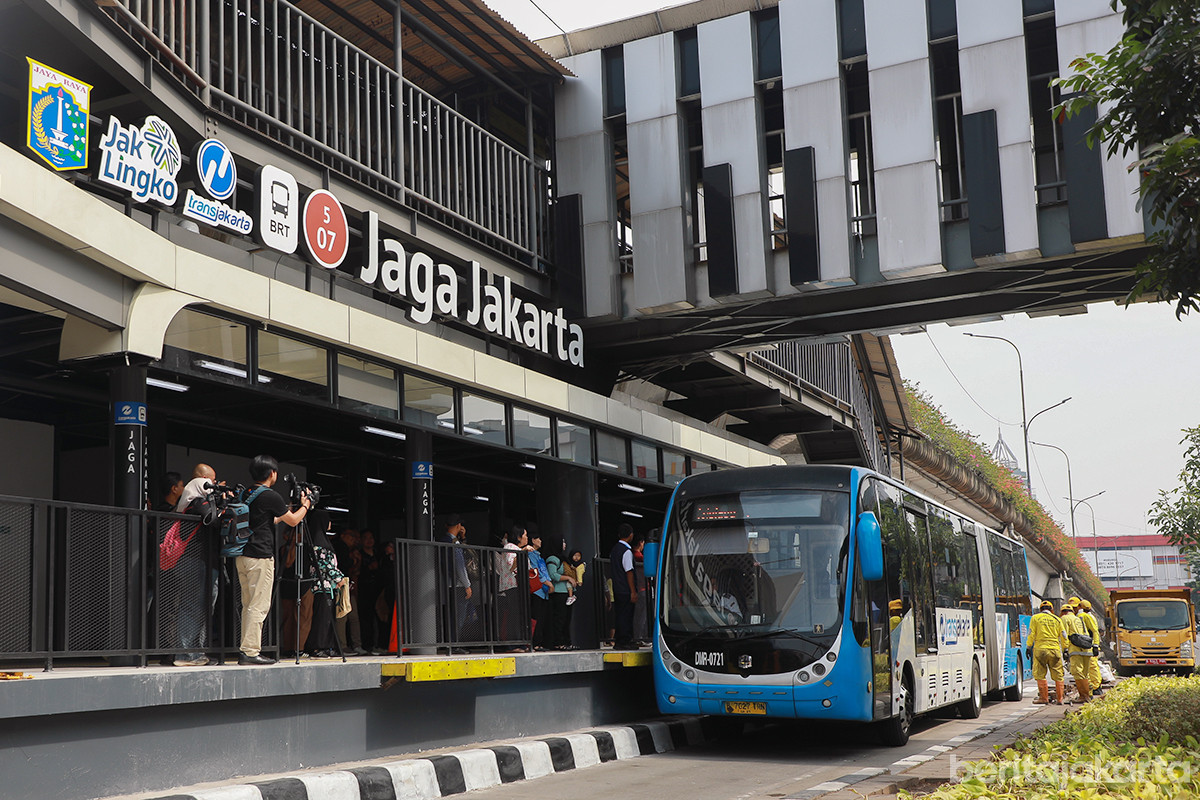 Penamaan Halte Jaga Jakarta Simbol Jaga Fasilitas Publik
