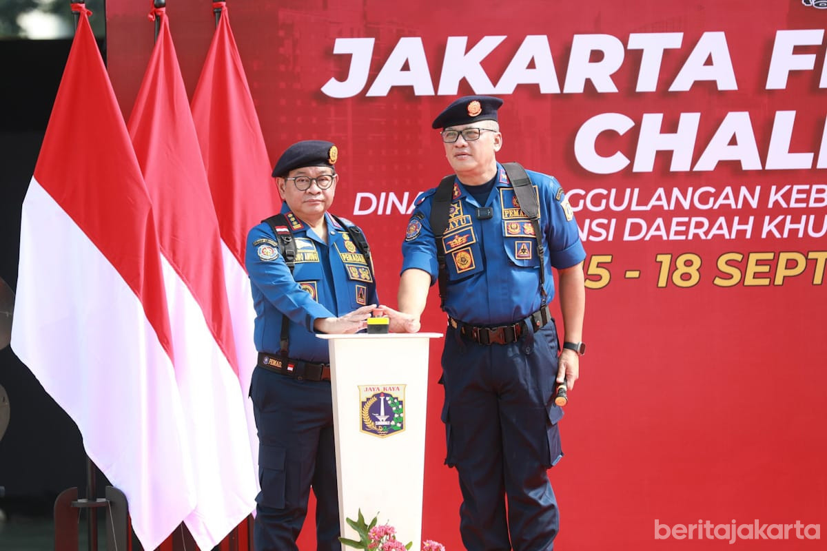 Gubernur Pramono Buka Jakarta Fire Safety Challenge