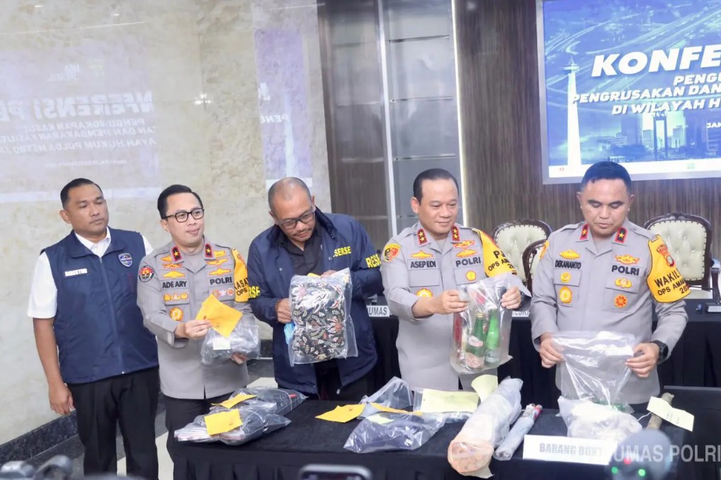 16 Orang Jadi Tersangka Kasus Perusakan Fasilitas Umum di Jakarta