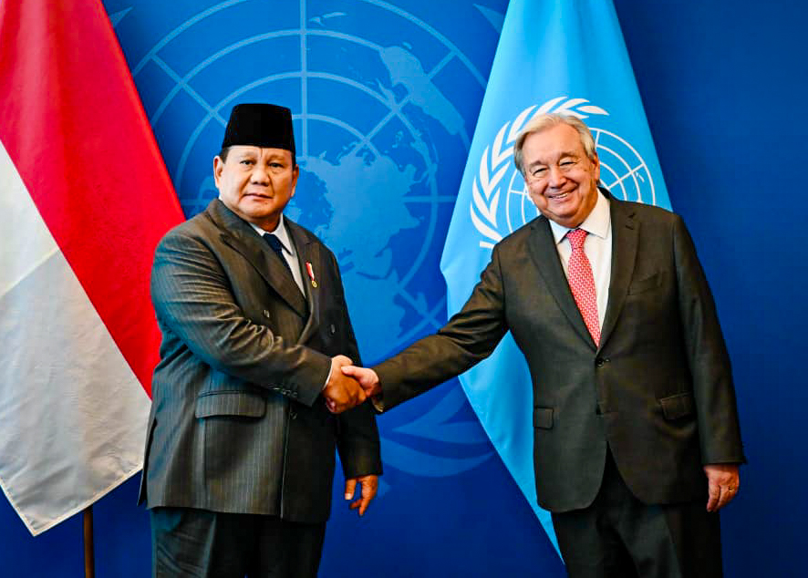 Pertemuan Bilateral Presiden Prabowo dan Sekjen PBB Bahas Sinergi Atasi Tantangan Global