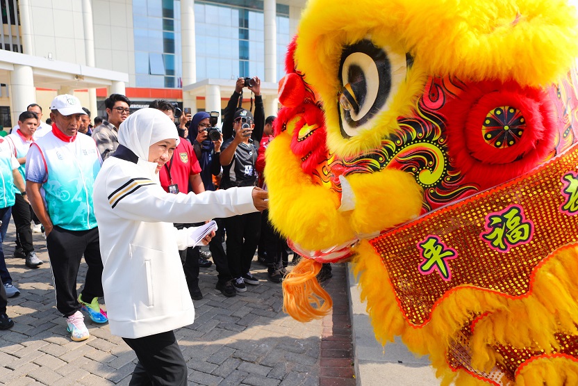 Jatim Sportiv Festival Haornas XLII 2025 Pecahkan Rekor MURI, Gubernur Khofifah Pacu Semangat Tingkatkan Prestasi Olahraga Di Jawa Timur