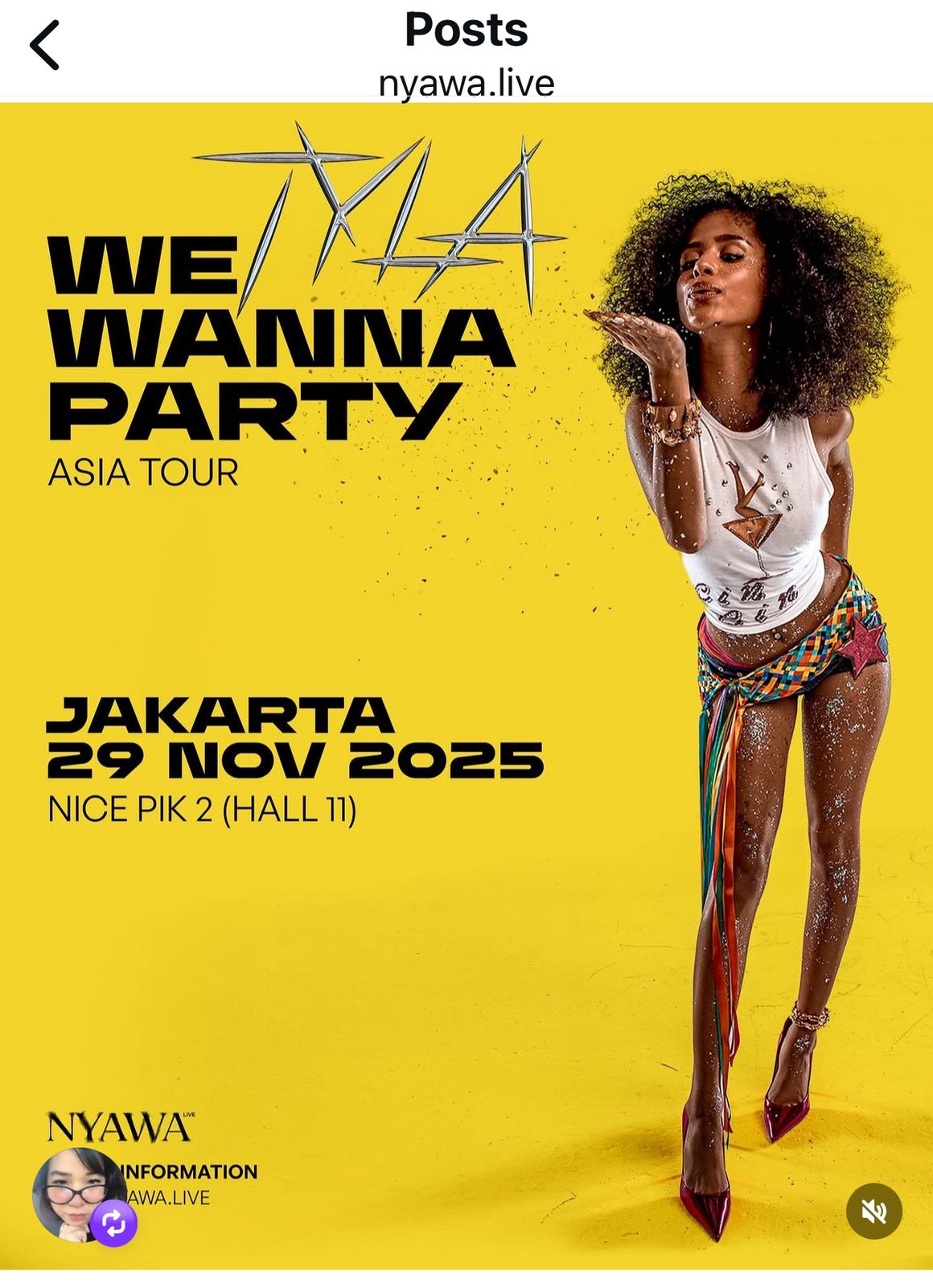 We Wanna Party! Tyla Bakal Ramaikan Panggung NICE PIK2 Jakarta