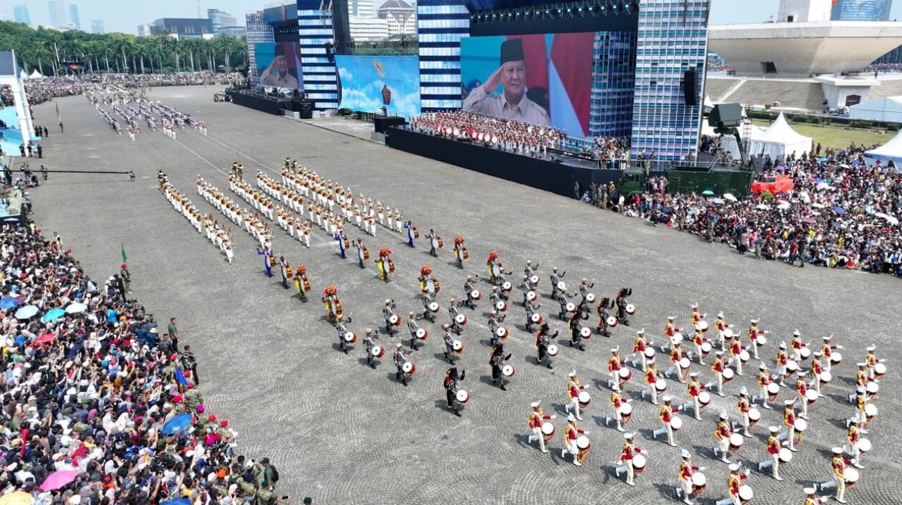 Langit Menggema, Tanah Bergetar: Aksi Tempur dan Defile Raksasa Hiasi HUT ke-80 TNI