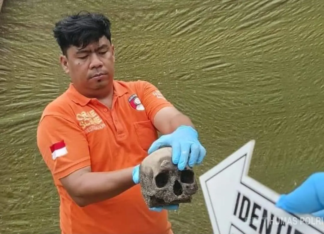 Tim Inafis Olah TKP Penemuan Tengkorak Manusia di Aceh Selatan