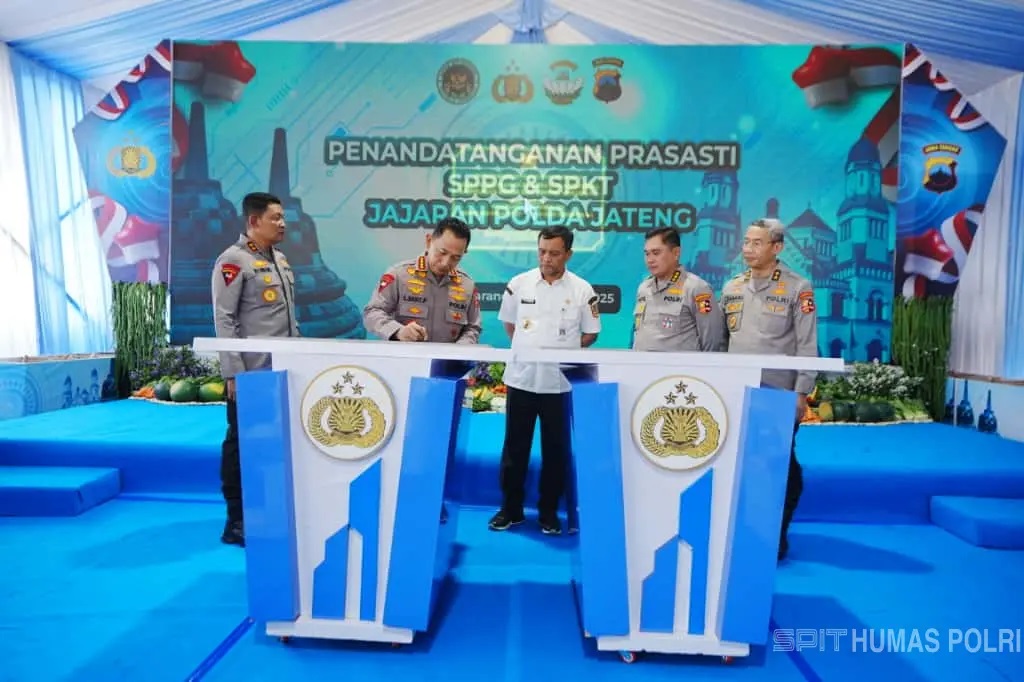 Optimalkan Pelayanan untuk Masyarakat Jateng, 35 SPKT Diresmikan