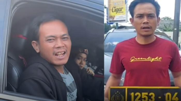Sopir Pajero Pakai Strobo dan Pelat Dinas Palsu Ditangkap Polisi