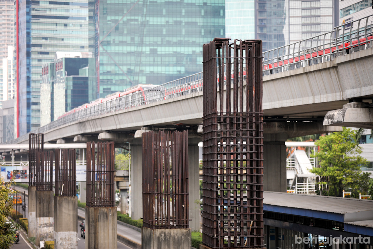 Pembongkaran Tiang Monorel Jakarta Ditargetkan Selesai 2026
