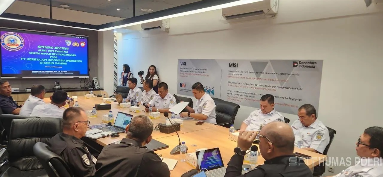 Tingkatkan Standar Pengamanan Obvitnas Lewat Audit SMP Stasiun Gambir PT KAI