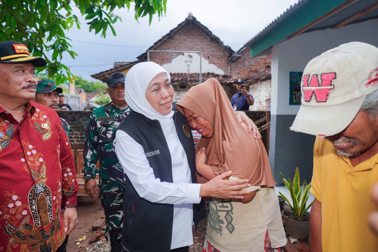 Pastikan Masyarakat Tempati Hunian Layak, Gubernur Khofifah: Alhamdulillah 158 Rutilahu di Nganjuk Rampung 100 Persen