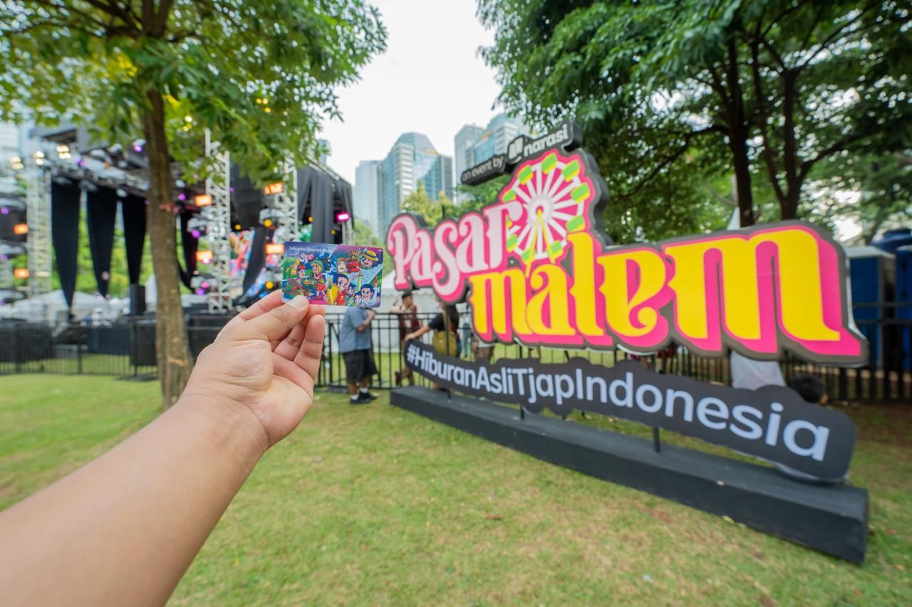 Dorong Transaksi Non-Tunai Lewat Cara Kreatif dan Inklusif, Bank Jakarta Hadir di Pasar Malem Narasi 2025