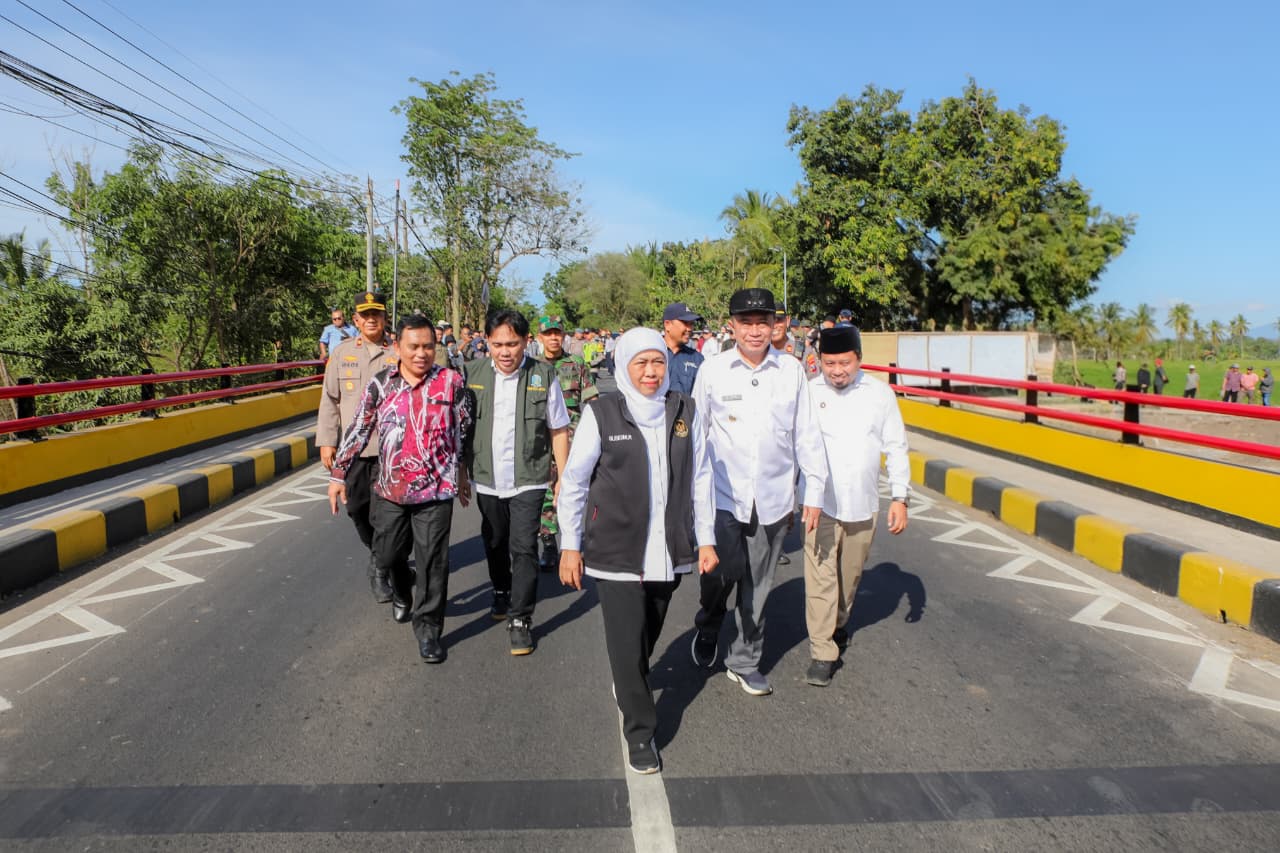 Gubernur Khofifah Resmikan Jembatan Besuk, Optimis Tingkatkan Konektivitas dan Bangkitkan Ekonomi Bondowoso-Situbondo