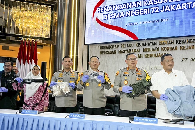 Polda Metro Jaya Tetapkan Terduga Pelaku Ledakan SMAN 72 sebagai Anak Berhadapan dengan Hukum