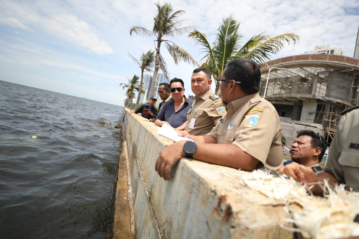 Perbaikan Tanggul Mutiara Dimulai, Pengawasan dan Kualitas Konstruksi Diperketat