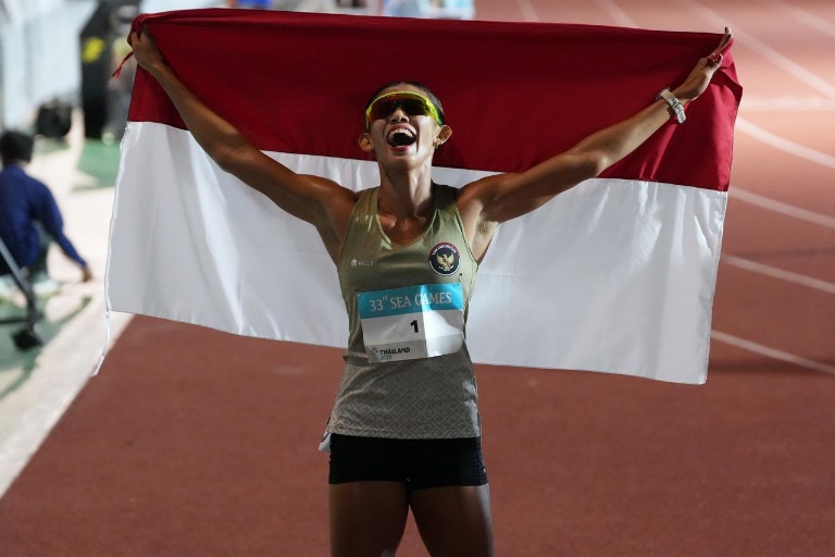 Emilia Nova Jadi Penutup Manis Medali Emas Atletik di SEA Games 2025