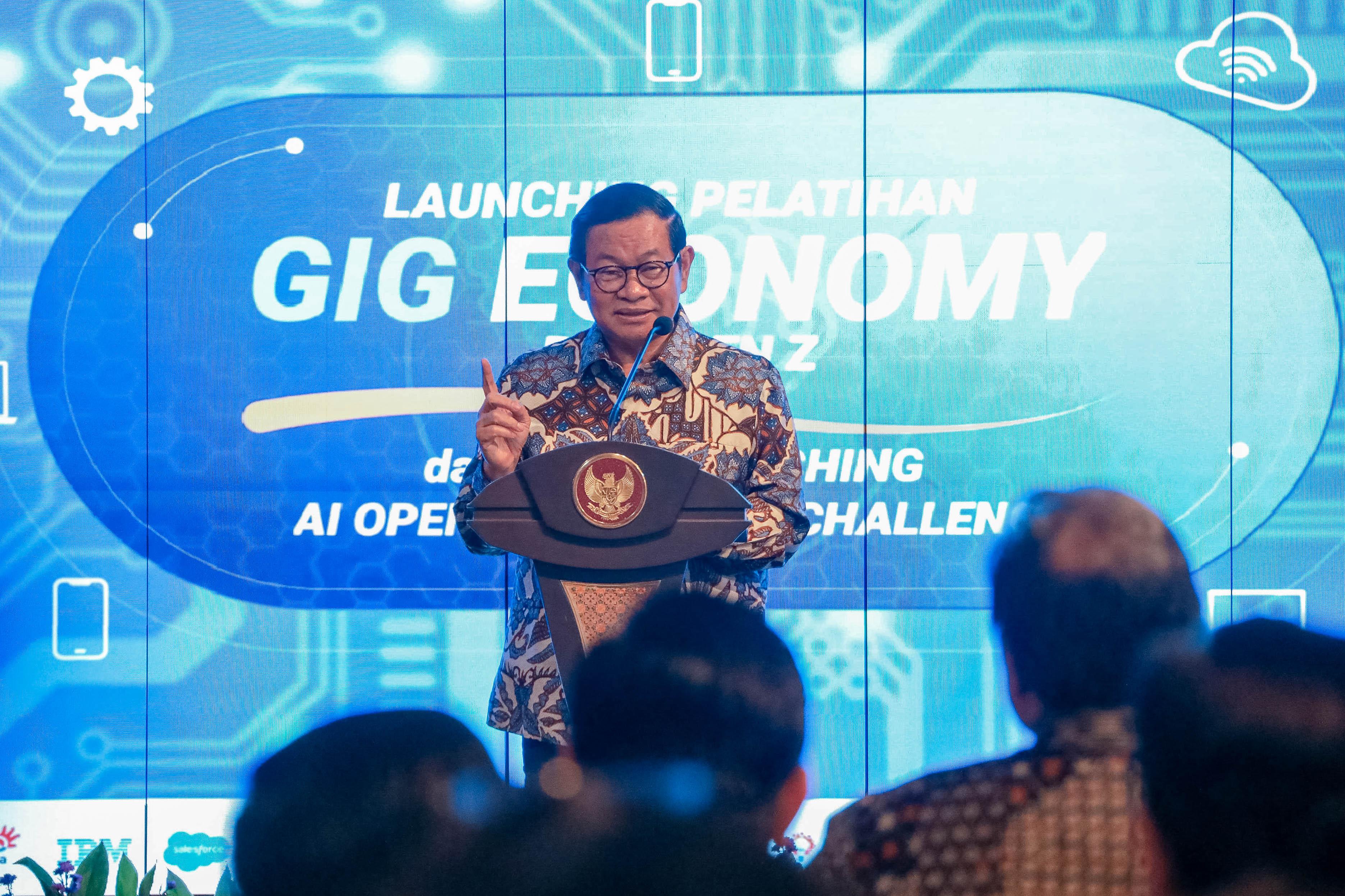 Hadiri Peluncuran GIG Economy, Gubernur Pramono Dorong Pengembangan Talenta Muda