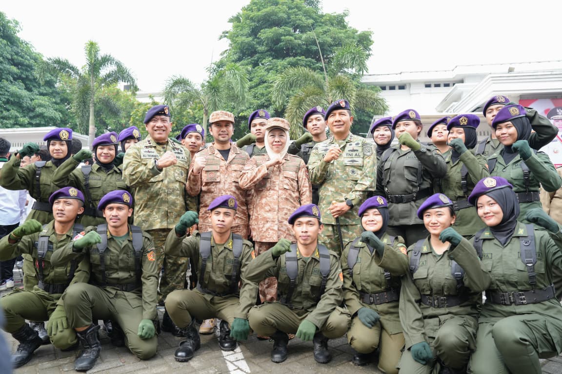 Hari Bela Negara ke-77, Gubernur Khofifah Ajak Teguhkan Semangat Bela Negara Wujudkan Indonesia Maju