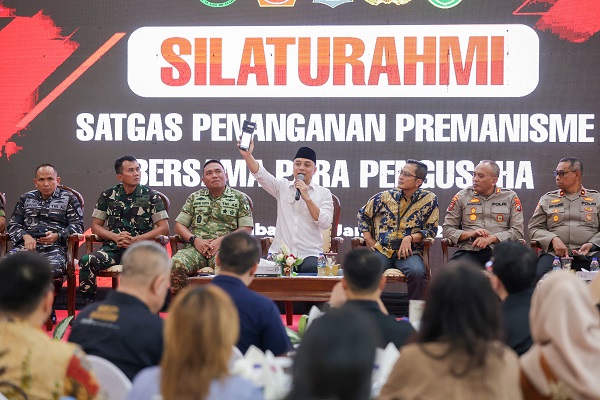 Demi Kenyamanan Investasi, Wali Kota Eri Sosialisasikan Satgas Penanganan Premanisme dan Parkir Digital ke Pengusaha