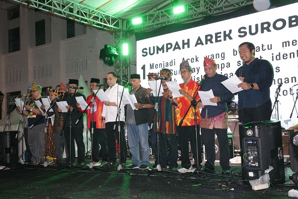 Deklarasi Bersama FPK dan Karang Taruna, Wali Kota Eri Apresiasi Kepolisian Tangkap Pelaku Kekerasan Nenek Elina