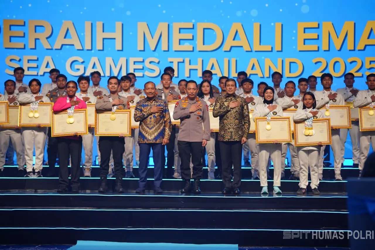 Atlet Polri dan Non-Polisi Berprestasi di Sea Games 2025 Tuai Apresiasi Kapolri