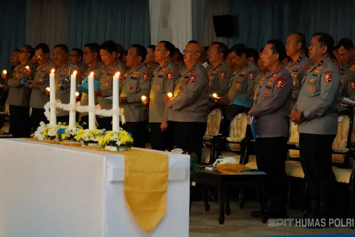 Mabes Polri Melaksanakan Ibadah dan Perayaan Natal 2025
