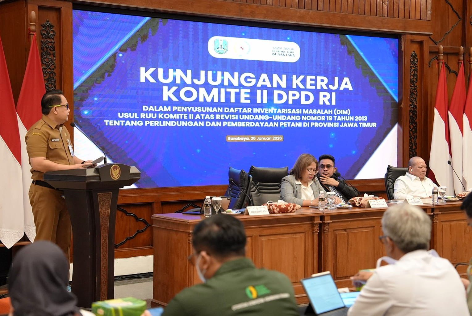 Tingkatkan Perlindungan Petani, Komite II DPD RI Susun DIM