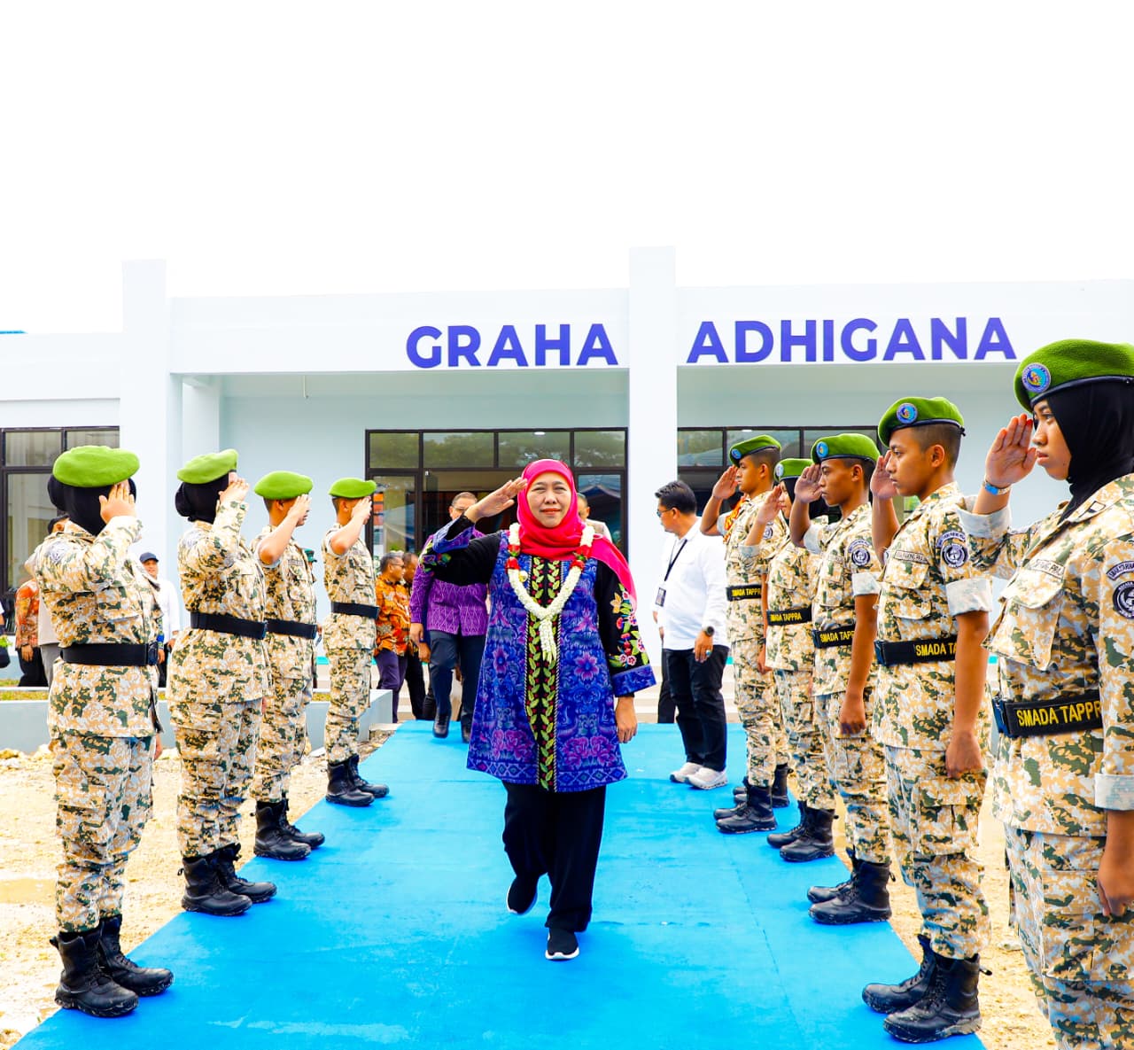 Gubernur Khofifah Resmikan SMAN 2 Taruna Pamong Praja, Revitalisasi 52 SMA SMK SLB di Bojonegoro Tuban