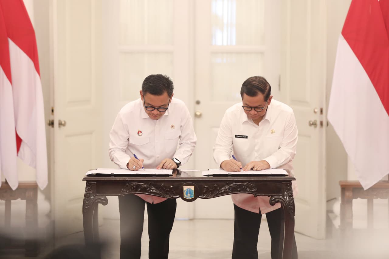 Teken Nota Kesepakatan dengan Lemhannas RI, Gubernur Pramono: Perkuat Wawasan Kebangsaan di Jakarta