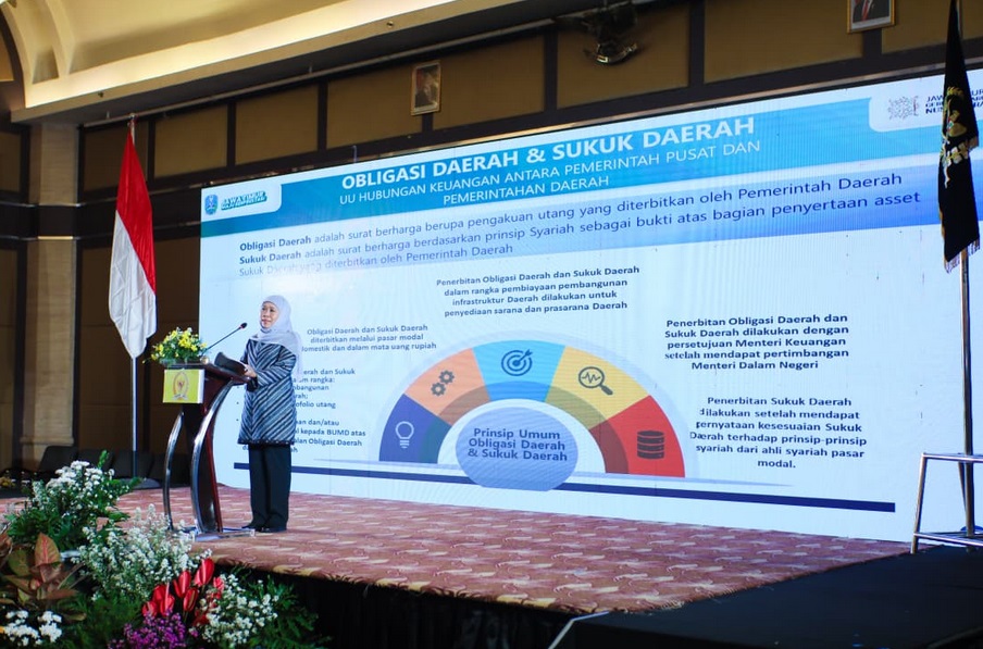 Gubernur Khofifah Pembicara Kunci Sarasehan Nasional MPR RI Obligasi Daerah, Paparkan Creative Financing Inovasi Perkuat Kemandirian Daerah