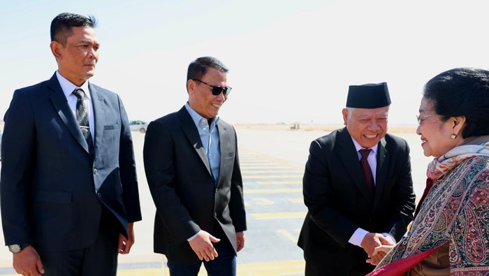 Megawati Tiba di Riyadh untuk Terima Gelar Doktor Kehormatan dari Princess Nourah University