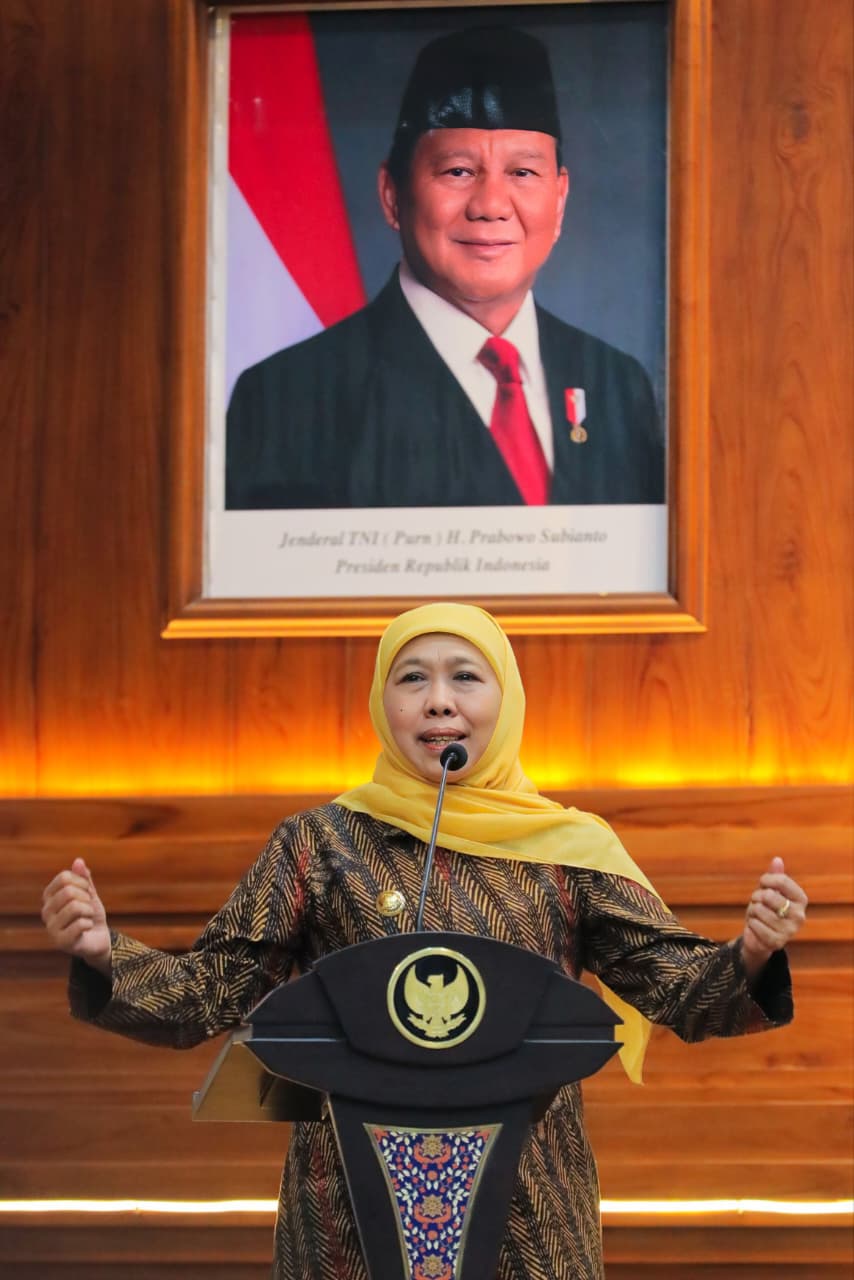 KONI Jatim Dilantik, Gubernur Khofifah Dorong Sports Science dan Sinergi PON 2028 untuk Jatim Lumbung Prestasi Atlet Nasional