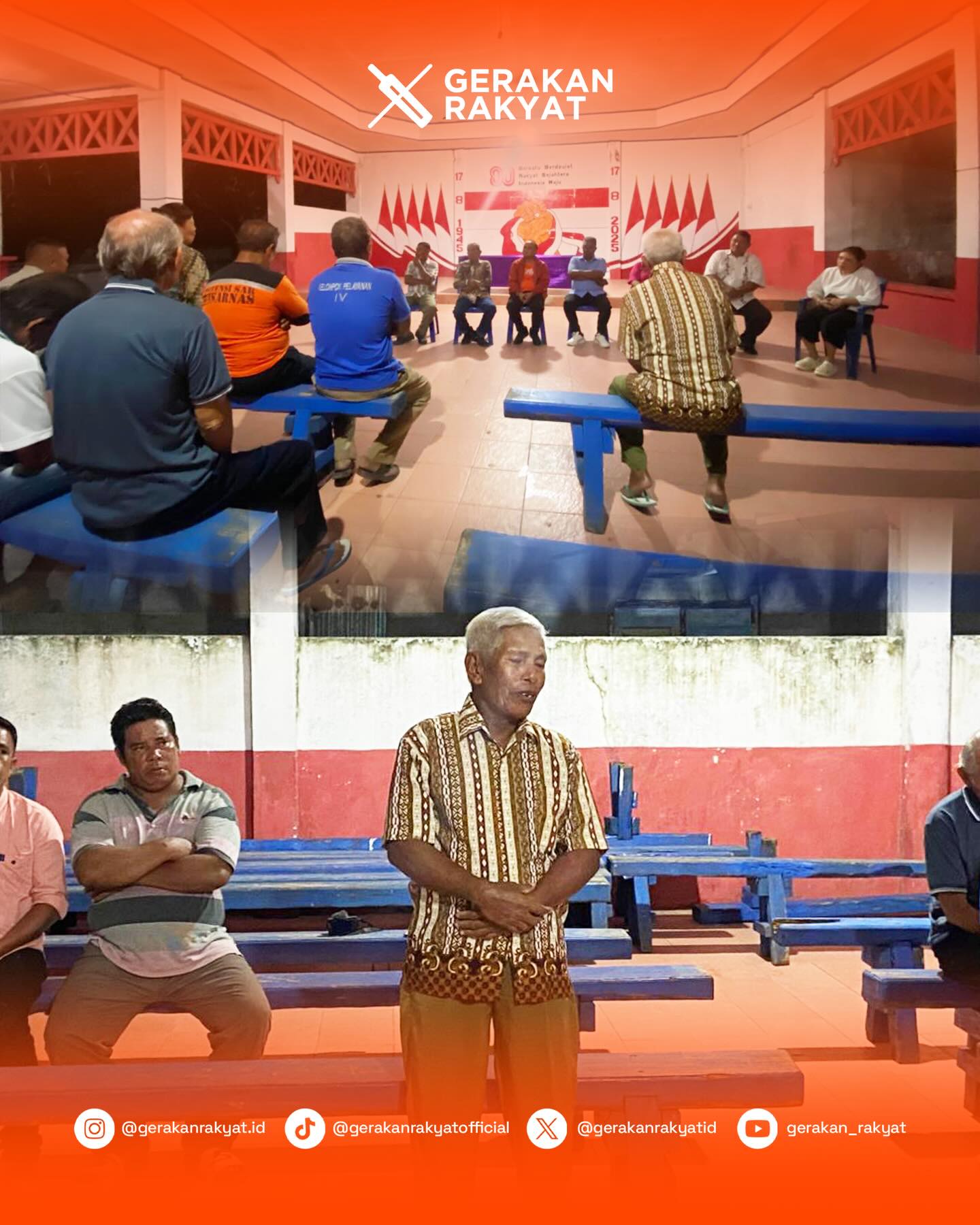 Dialog Bersama Tokoh Adat di Miangas, Ketua Umum Gerakan Rakyat Serap Aspirasi Warga Perbatasan