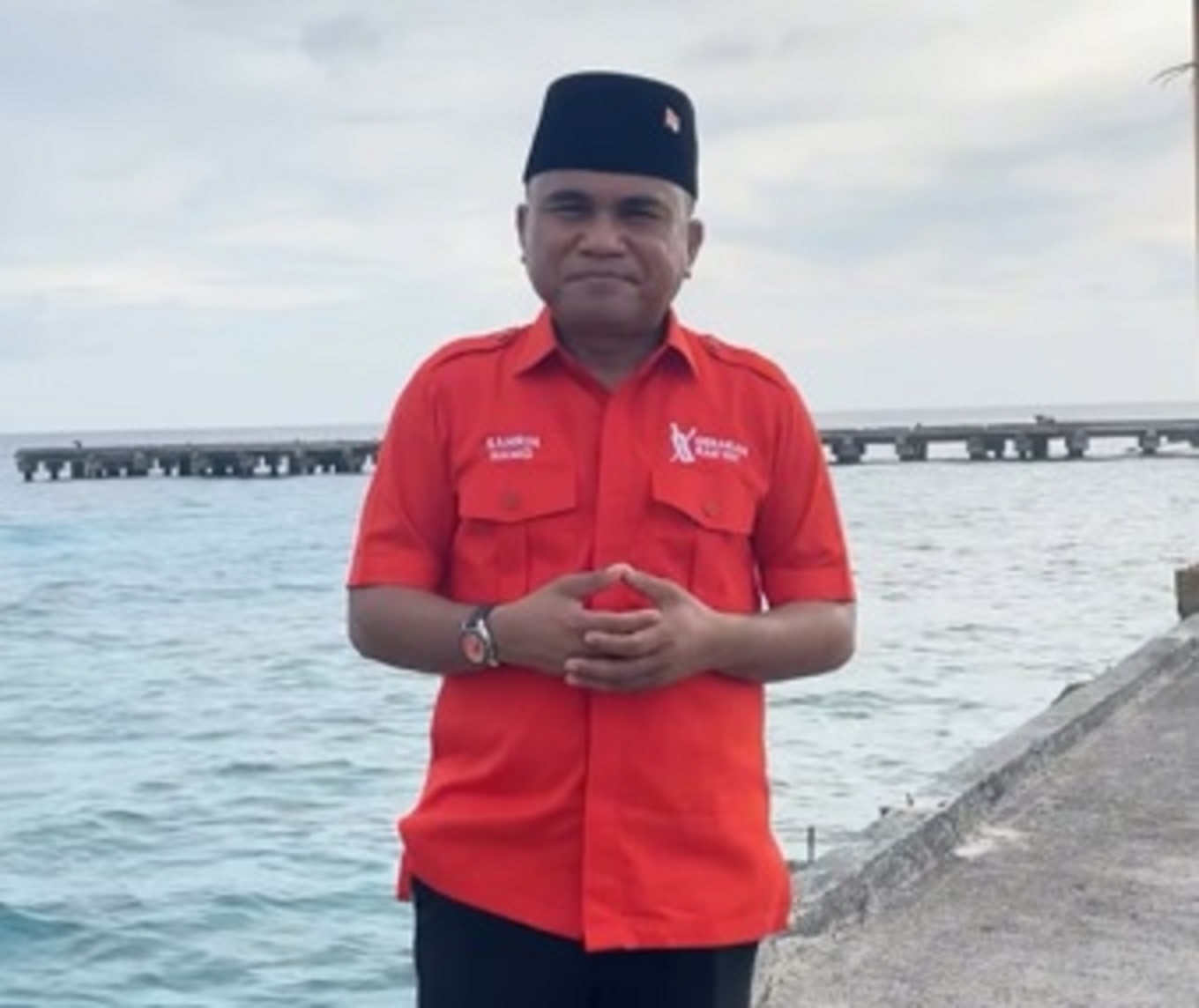 Di Miangas Ujung Utara Indonesia, Ketum Gerakan Rakyat Sahrin Hamid Minta Aspirasi Warga Perbatasan Diperhatikan