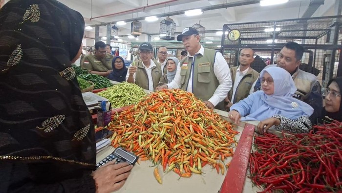Dirut BULOG Sidak Pasar di Semarang, Pastikan Harga Pangan Stabil Jelang Idul Fitri