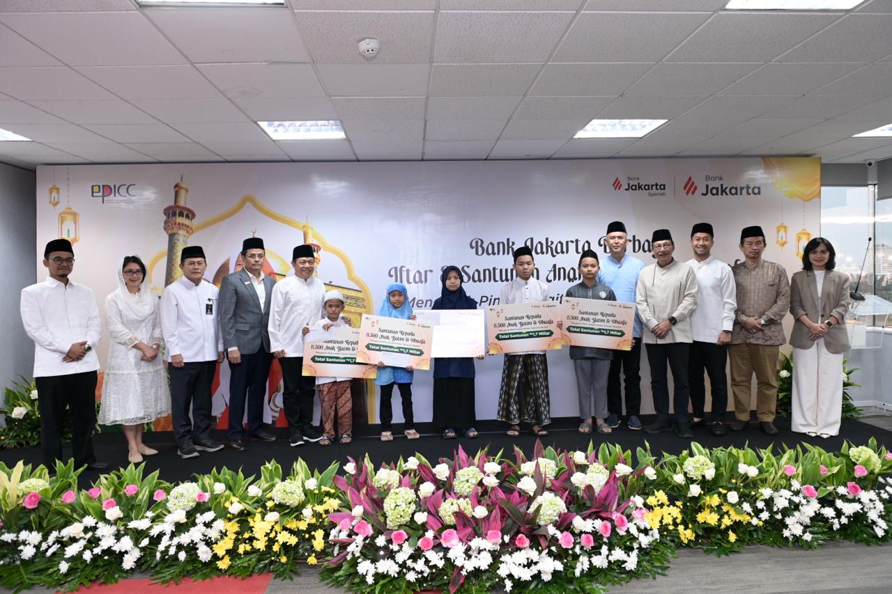 Perkuat Kepedulian Sosial, Bank Jakarta Salurkan Santunan Bagi 8.500 Yatim dan Duafa