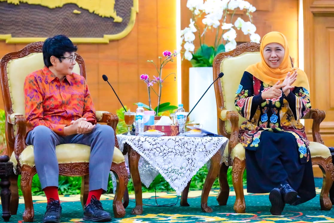 Gubernur Khofifah Terima Dubes RI Untuk Australia di Canberra dan Pelaku Bisnis Australia, Perluas Akses Bahan Baku Industri Kulit