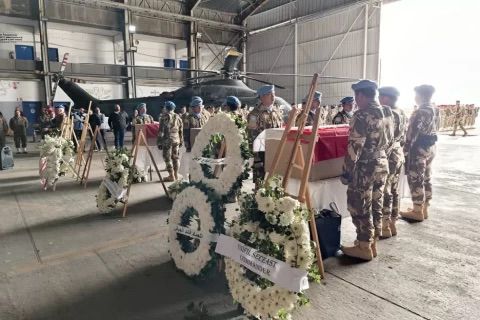 Penghormatan Terakhir: Jenazah 3 Prajurit TNI yang Gugur di Lebanon Diterbangkan ke Kampung Halaman