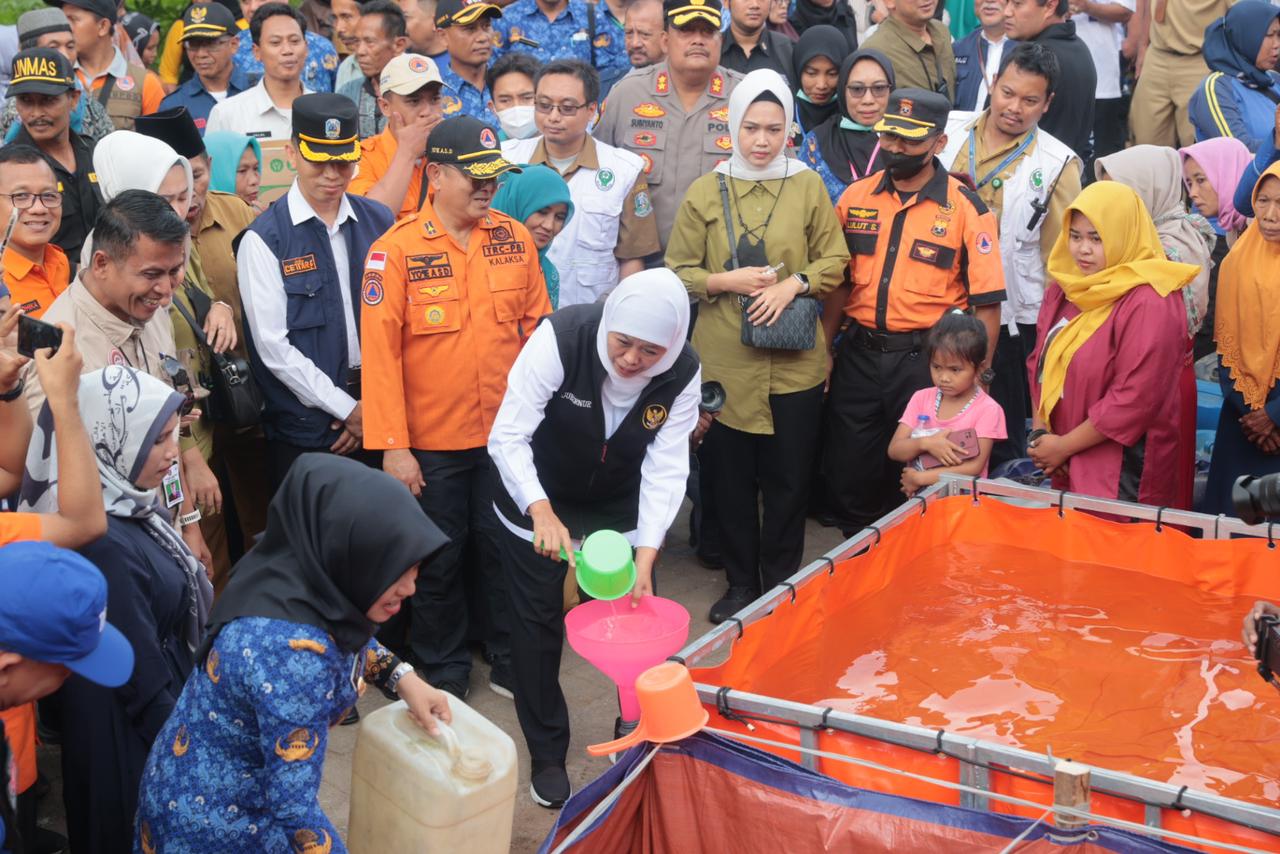 Gubernur Khofifah Ajak Seluruh Elemen Masyarakat Bersatu Perkuat Kesiapsiagaan Hadapi Ancaman Kemarau Ekstrem