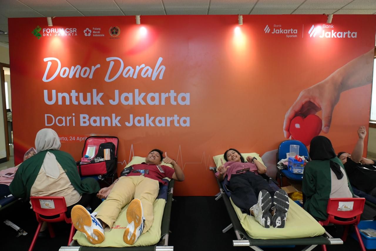 Bank Jakarta Gandeng PWI Jaya dan PMI DKI Jakarta Gelar Donor Darah, Bantu Ketersediaan Darah di DKI Jakarta