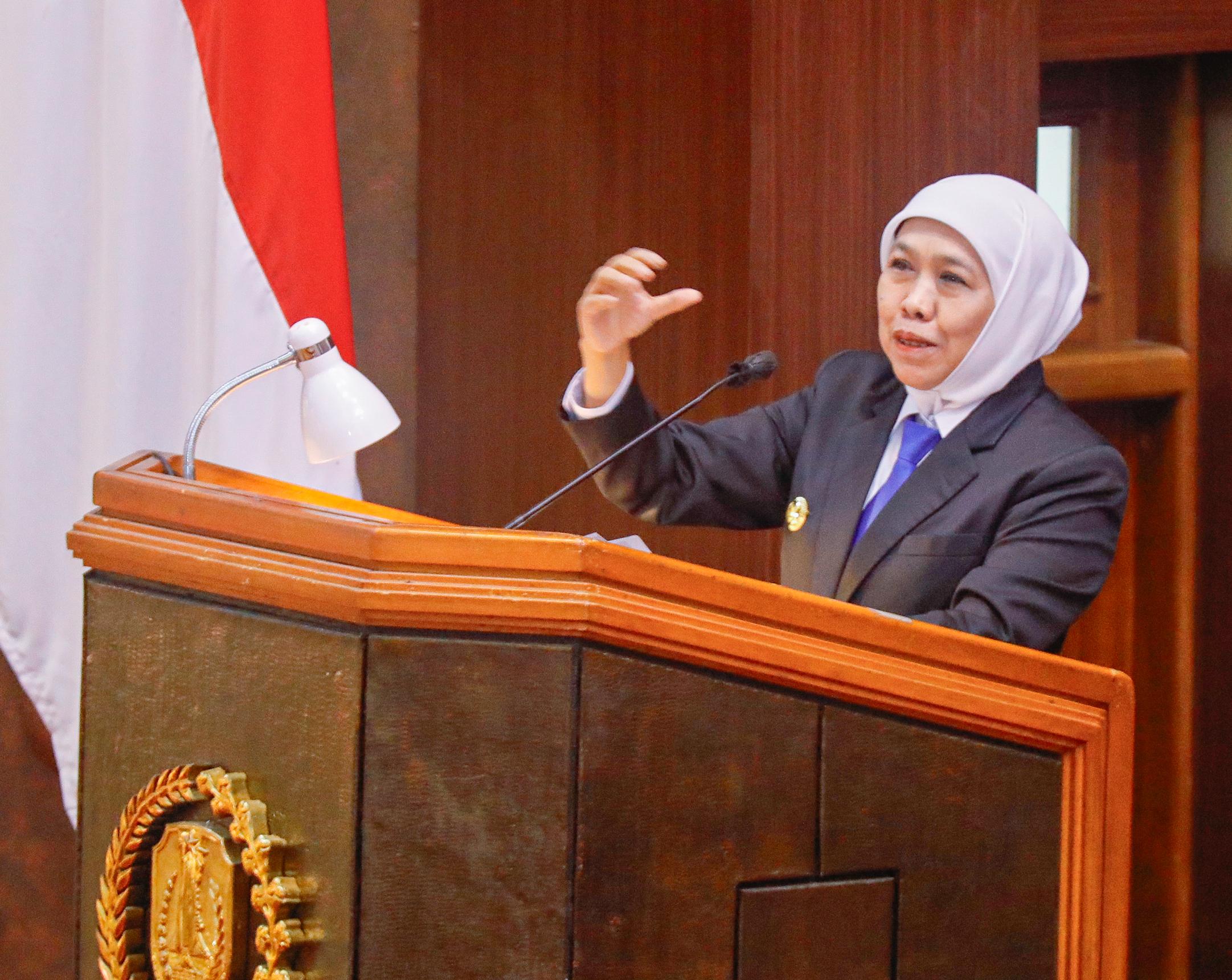 LKPJ Gubernur Jatim Diterima Seluruh Fraksi DPRD, Gubernur Khofifah: Sinergi Kunci Wujudkan Pembangunan Jatim Maju dan Sejahtera
