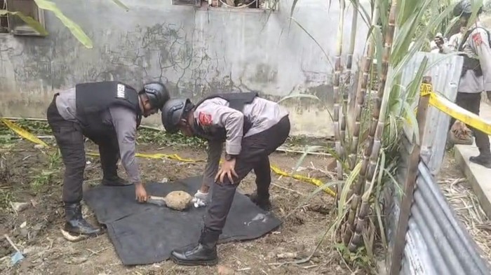 Gegerkan Warga, Ranjau Darat Diduga Sisa Perang Dunia di Langkat Berhasil Dimusnahkan Tim Jibom
