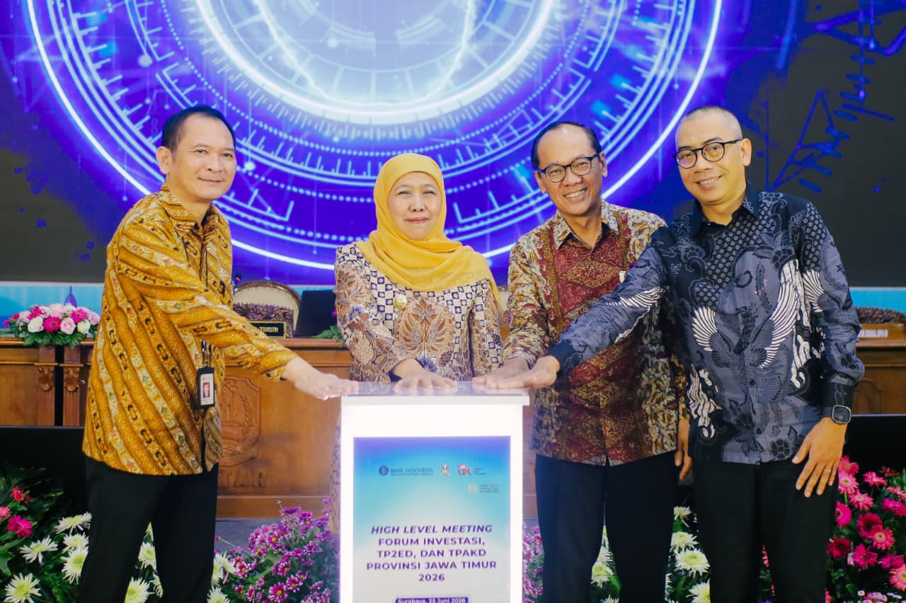 Gubernur Khofifah Pimpin HLM Forum Investasi, TP2ED, TPAKD dan Kick Off East Java Investment Forum: Optimis Percepat Kesejahteraan Masyarakat