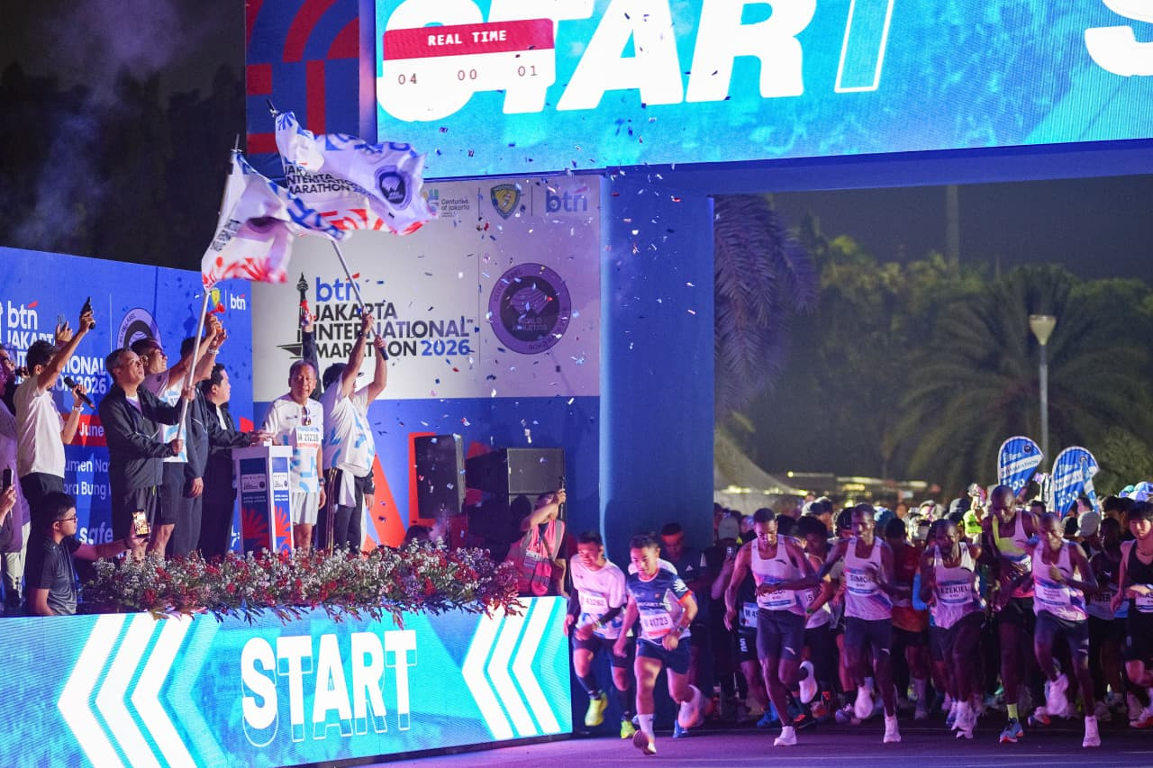 Diikuti 45 Ribu Pelari, BTN Jakarta International Marathon 2026 Sukses Dongkrak Sport Tourism Jakarta