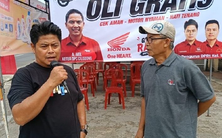 Gerakan Rakyat dan Astra Honda Motor Kolaborasi Gelar Cek Rangka Motor Gratis di Depok