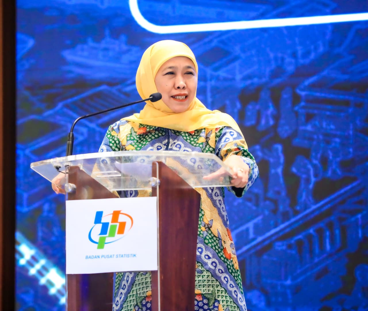 Rakornas Evaluasi dan Monitoring Sensus Ekonomi, Gubernur Khofifah: Data BPS Fondasi Pembangunan Presisi dan Kunci Hadirkan Kebijakan Tepat Sasaran