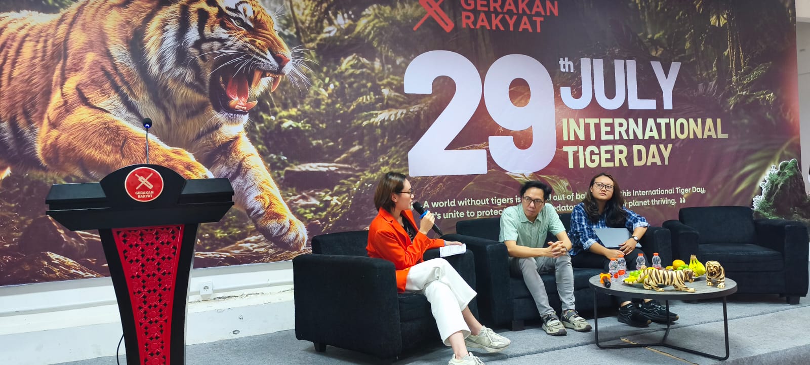 Gandeng Seni dan Diskusi Rasional, Gerakan Rakyat Suarakan Penyelamatan Harimau Sumatera