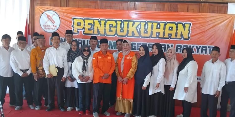 DPD Gerakan Rakyat Kabupaten Banjarnegara Resmi Kukuhkan DPC Kecamatan Wanadadi
