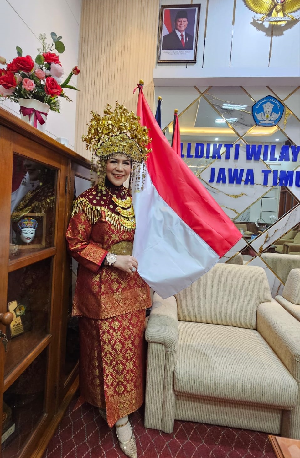 LLDIKTI Wilayah VII Jatim Peringati HUT 81 RI, Prof. Dr. Dyah Sawitri: Terus berkarya, Bersatu untuk Indonesia